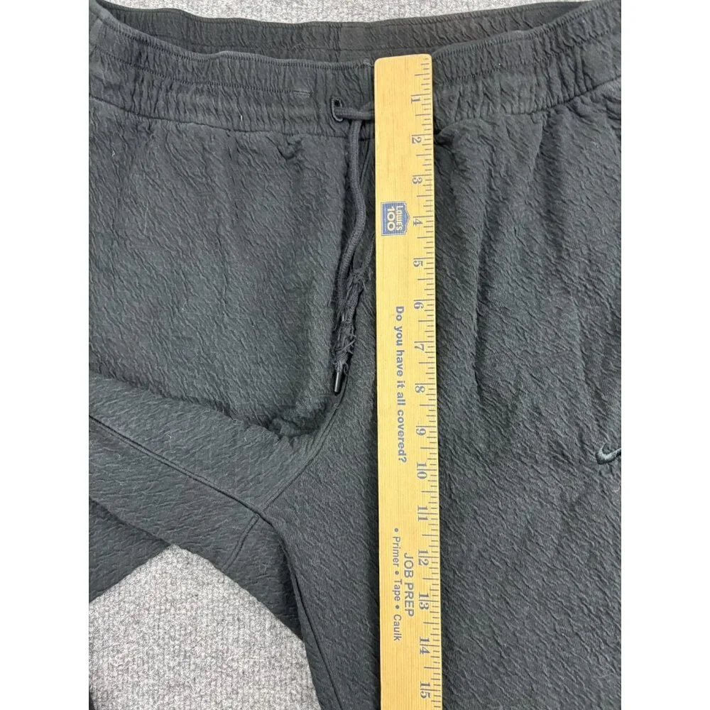 Nike Yoga Jogger Pants Womens L Dri-FIT Textured Sweatpants Athletic‎ Lounge